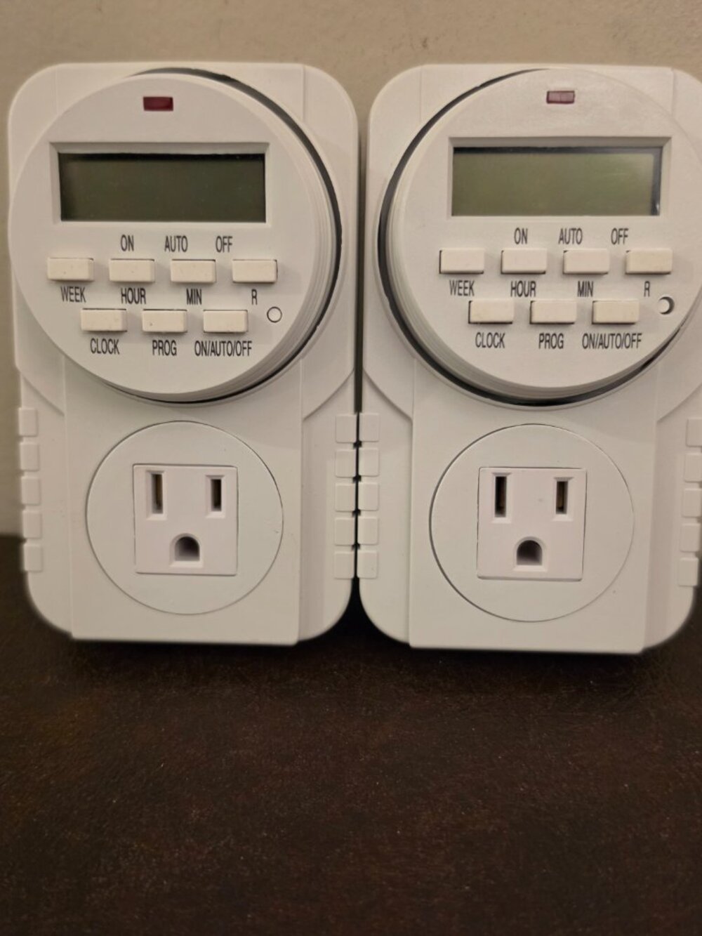 (2) Pack - Bright Town Weekly Energy Saving Plug-In Electronic Timer Switch